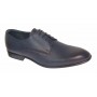 Pantofi barbati eleganti din piele naturala texturata bleumarin – Eleganta si rafinament 346ABLM